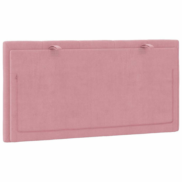 Kopfteil Kissen Hanko Rosa 100cm Samt