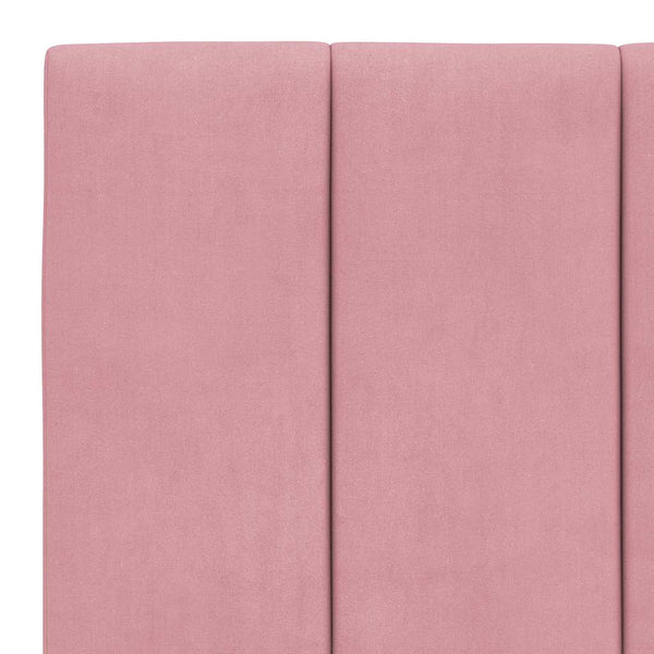 Kopfteil Kissen Hanko Rosa 100cm Samt
