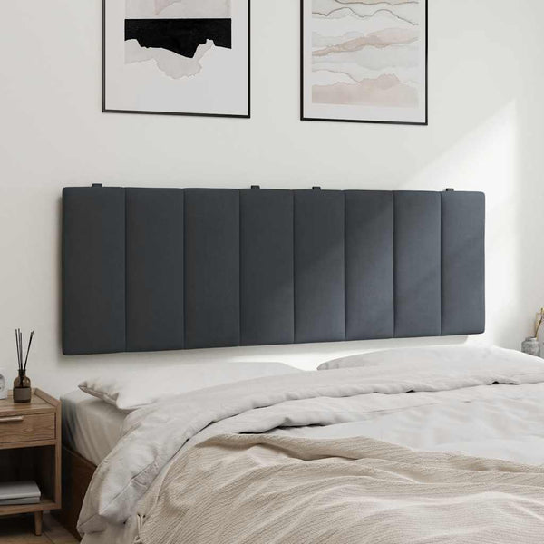 Kopfteil Kissen Hanko Dunkelgrau 120 cm