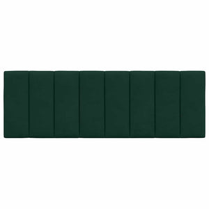 Kopfteil-Kissen Hanko Dunkelgrün Samt 120cm