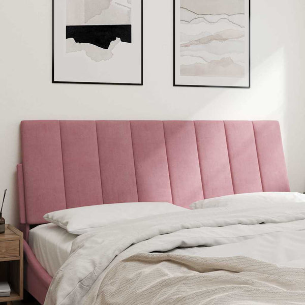 Kopfteil-Kissen Hanko Rosa 120cm Samt
