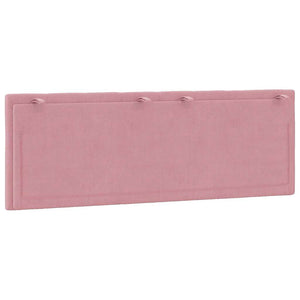 Kopfteil-Kissen Hanko Rosa 120cm Samt