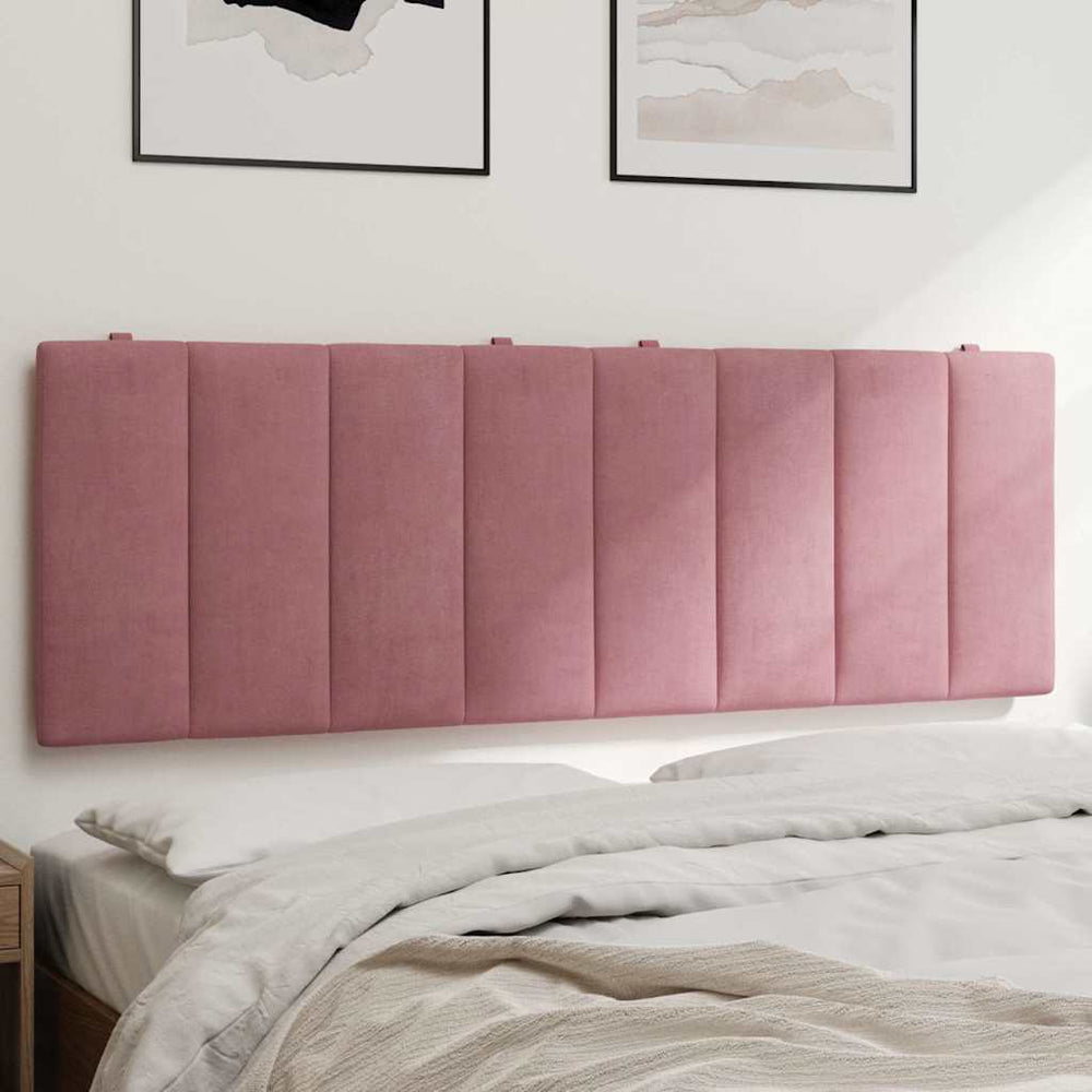 Kopfteil-Kissen Hanko Rosa 120cm Samt