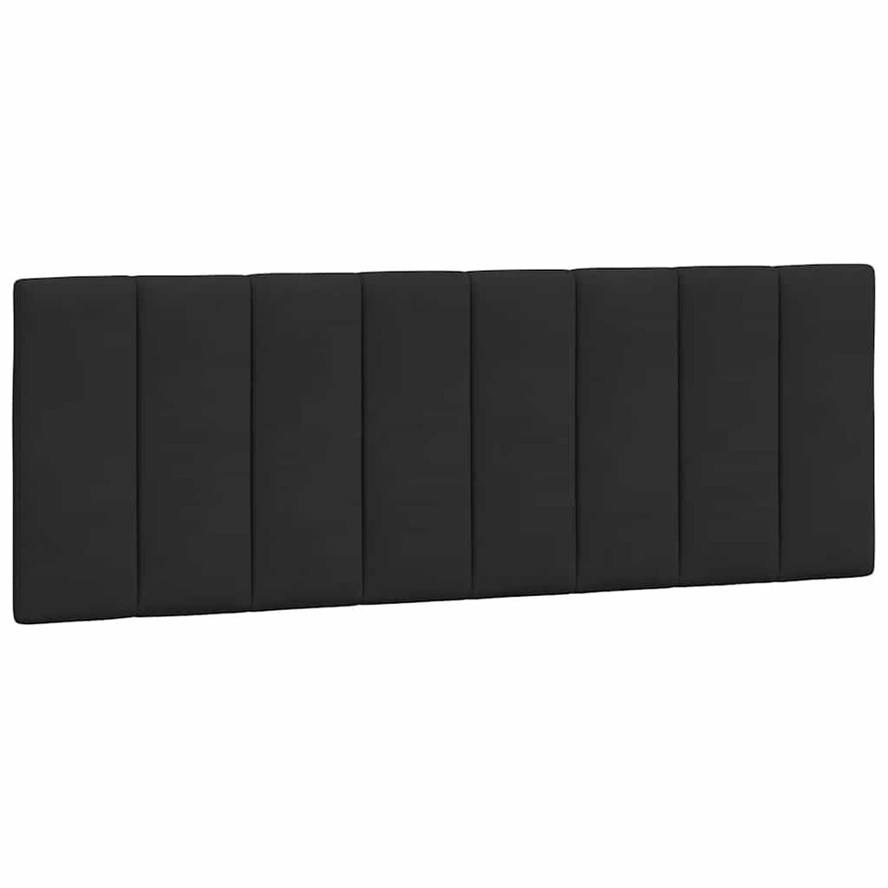 Kopfteil Kissen Hanko Schwarz Samt 140cm
