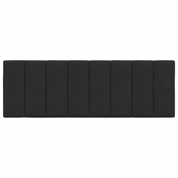 Kopfteil Kissen Hanko Schwarz Samt 140cm