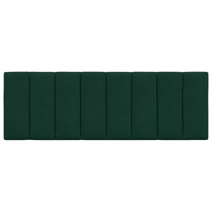 Kopfteil Kissen Hanko Dunkelgrün 140 cm Samt