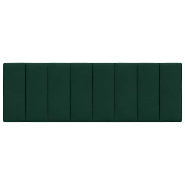 Kopfteil Kissen Hanko Dunkelgrün 140 cm Samt