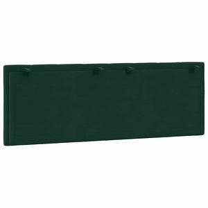 Kopfteil Kissen Hanko Dunkelgrün 140 cm Samt