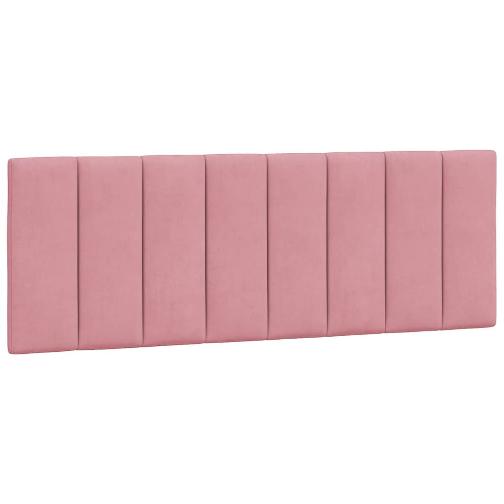 Kopfteil Kissen Rosa Samt 140 cm