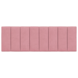 Kopfteil Kissen Rosa Samt 140 cm