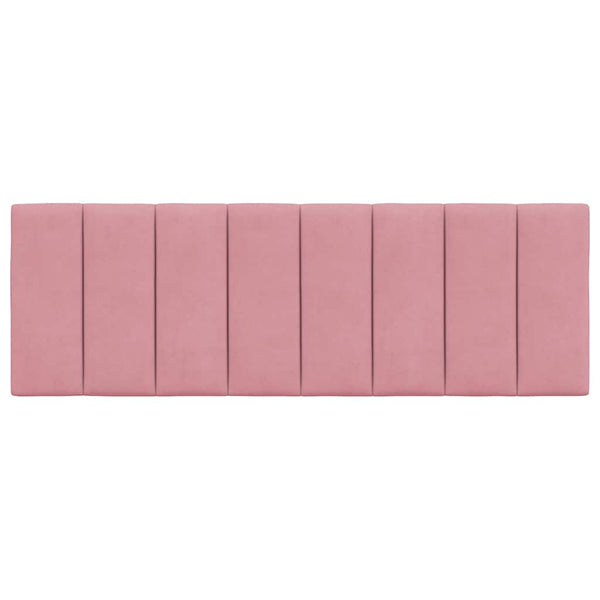Kopfteil Kissen Rosa Samt 140 cm