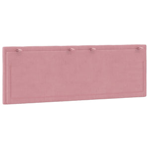 Kopfteil Kissen Rosa Samt 140 cm