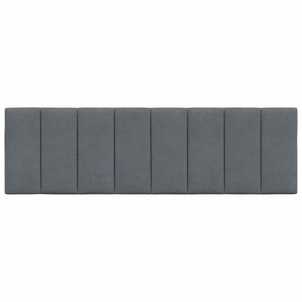 Kopfteil Kissen Hanko Dunkelgrau 160cm Samt