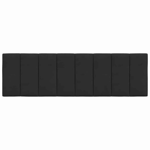 Kopfteil-Kissen Hanko Schwarz 160 cm Samt