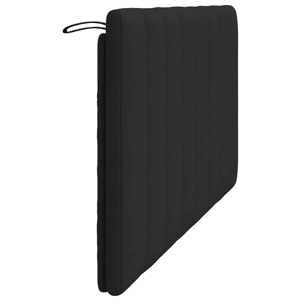 Kopfteil-Kissen Hanko Schwarz 160 cm Samt