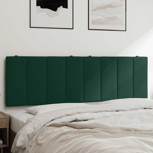 Kopfteil Kissen Hanko Dunkelgrün 160cm Samt