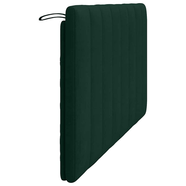 Kopfteil Kissen Hanko Dunkelgrün 160cm Samt