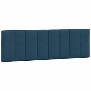 Kopfteil Kissen Hanko Blau 160cm Samt