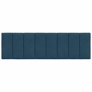 Kopfteil Kissen Hanko Blau 160cm Samt
