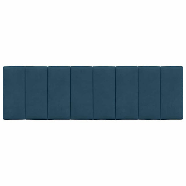 Kopfteil Kissen Hanko Blau 160cm Samt