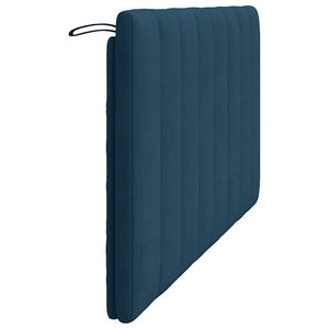 Kopfteil Kissen Hanko Blau 160cm Samt