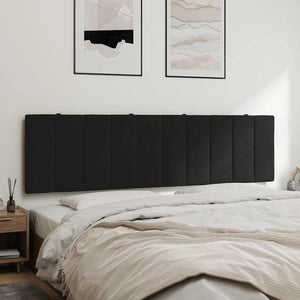 Kopfteil Kissen Hanko Schwarz 180cm Samt