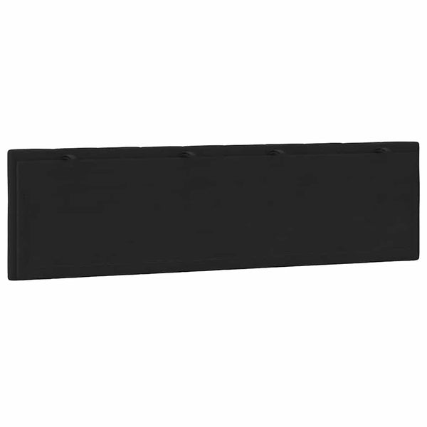 Kopfteil Kissen Hanko Schwarz 180cm Samt