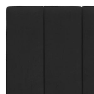 Kopfteil Kissen Hanko Schwarz 180cm Samt