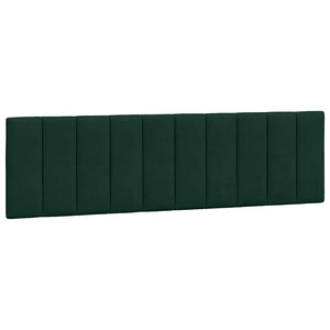 Kopfteil Kissen Hanko Dunkelgrün 180cm Samt