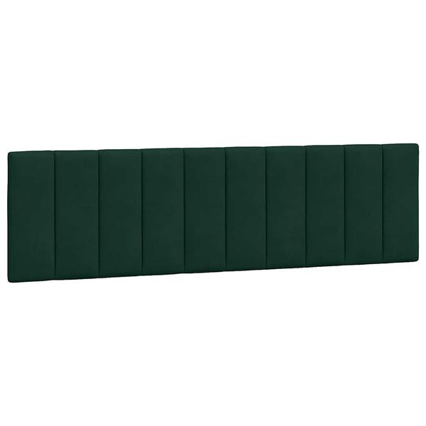 Kopfteil Kissen Hanko Dunkelgrün 180cm Samt