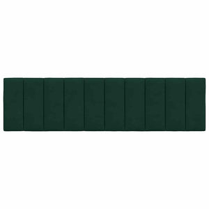 Kopfteil Kissen Hanko Dunkelgrün 180cm Samt