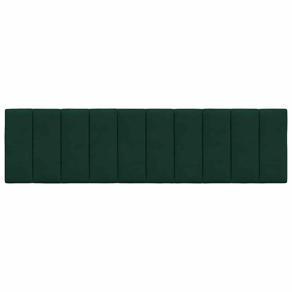 Kopfteil Kissen Hanko Dunkelgrün 180cm Samt