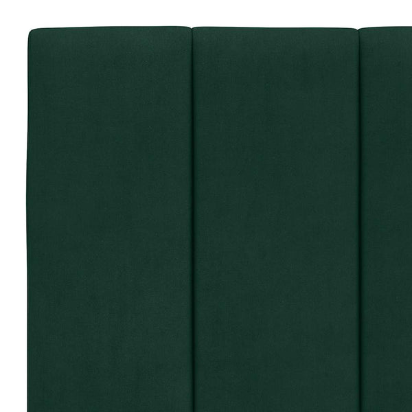 Kopfteil Kissen Hanko Dunkelgrün 180cm Samt