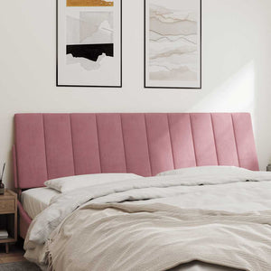 Kopfteil-Kissen Hanko Rosa 180cm Samt
