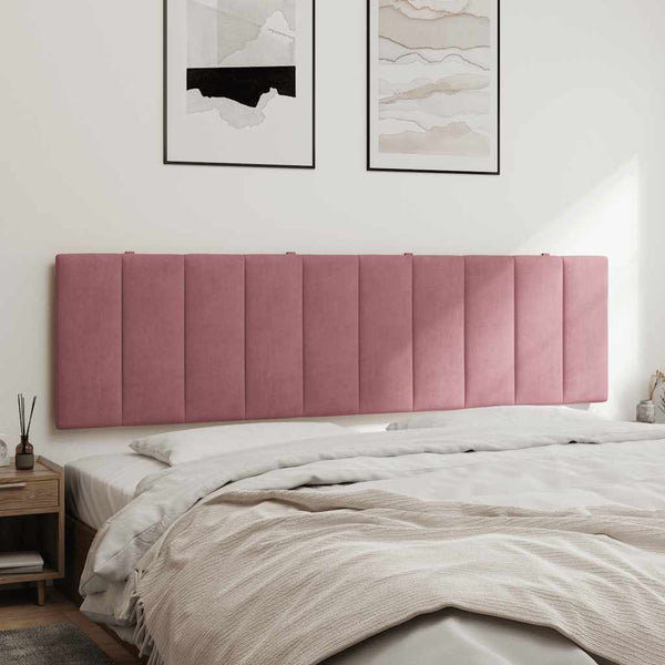 Kopfteil-Kissen Hanko Rosa 180cm Samt