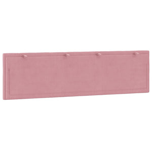 Kopfteil-Kissen Hanko Rosa 180cm Samt