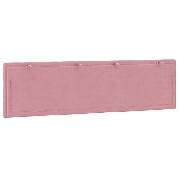 Kopfteil-Kissen Hanko Rosa 180cm Samt