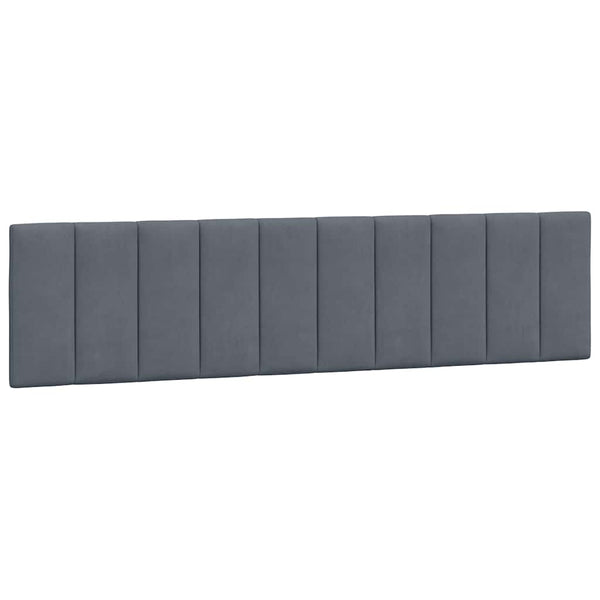Kopfteil Kissen Hanko Dunkelgrau 200 cm