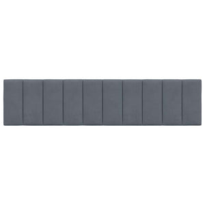 Kopfteil Kissen Hanko Dunkelgrau 200 cm