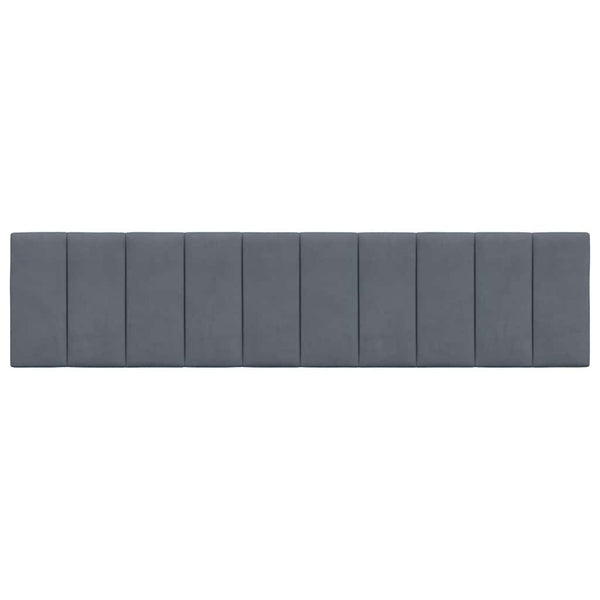 Kopfteil Kissen Hanko Dunkelgrau 200 cm