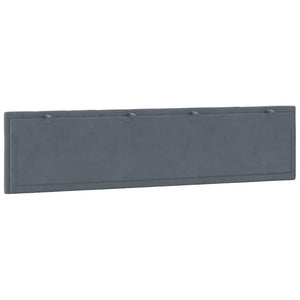 Kopfteil Kissen Hanko Dunkelgrau 200 cm
