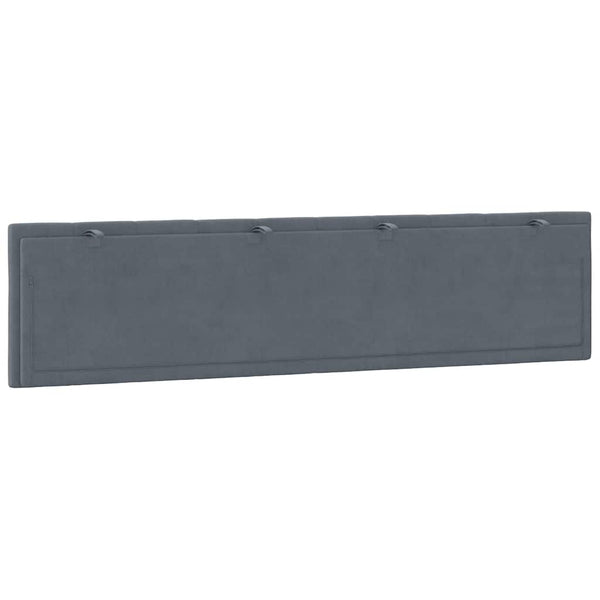 Kopfteil Kissen Hanko Dunkelgrau 200 cm