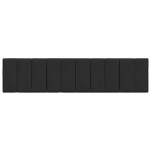 Schwarzes Samt Kopfteil-Kissen 200 cm