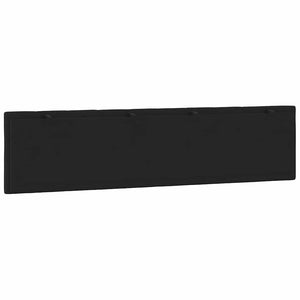 Schwarzes Samt Kopfteil-Kissen 200 cm