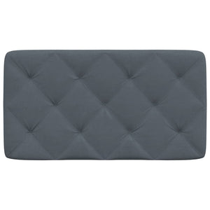 Kopfteil Kissen Dunkelgrau 90cm Samt