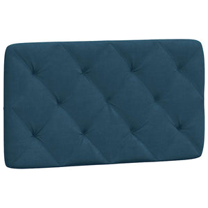 Blaues Samt Kopfteil-Kissen 90 cm