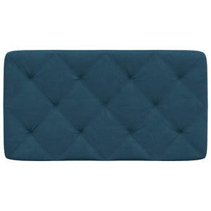 Blaues Samt Kopfteil-Kissen 90 cm