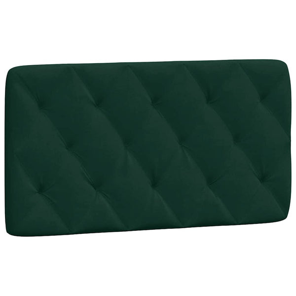 Kopfteil Kissen Dunkelgrün 100 cm Samt