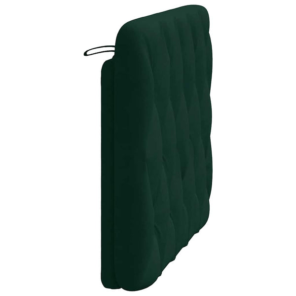 Kopfteil Kissen Dunkelgrün 100 cm Samt