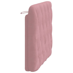 Rosa Samt Kopfteil Kissen - 100 cm